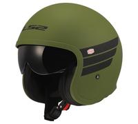 LS2, Jet Motorradhelm SPITFIRE II RETRO Military Green, XXL