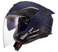 LS2, Jet-Motorradhelm VERSO II AIR Navy Blue, XL