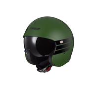 LS2 OF599 Spitfire II Retro Military Green Motorrad Helm Jethelm Sonnenblende