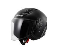 LS2 OF616 Airflow II Solid Jethelm, schwarz, Größe 3XL für Männer