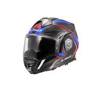 Motorrad Helm L - LS2 FF901 Advant X Carbon Future II 2 Klapphelm weiß-blau