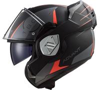 LS2 Helmets Klapphelm Advant Codex FF906, schwarz-titan matt Größe XL