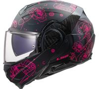 LS2, Modularer Motorradhelm ADVANT II SOPHIA Black Pink, XS