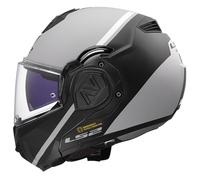 LS2, Modularer Motorradhelm ADVANT SWIPE Matt Grey Black, 3XL