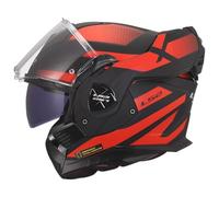 LS2 FF901 Advant X NOVA Schwarz-Rot matt Gr. M