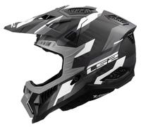 LS2, Motocross Helm X-FORCE PHANTOM Black Grey, S