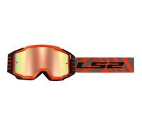 LS2 Crossbrille Charger Pro - Neonorange/Iridium
