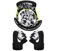 LS2 MX437 Fast Evo Innenfutter & Wangenpolster, schwarz, Größe 3XL