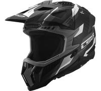LS2 MX703 X-FORCE PHANTOM MX-Helm matt schwarz-grau L