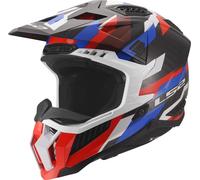 LS2 Helmets Crosshelm X-Force MX703 Phantom Weiß/Blau/Rot Größe 3XL (65/66)