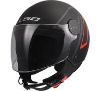 Jethelm LS2 OF558 Sphere Lux II Minim Schwarz/RotXL Schwarz,Rot
