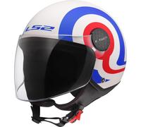 LS2 OF558 SPHERE LUX II URBY Jethelm matt weiss-blau-rot XS