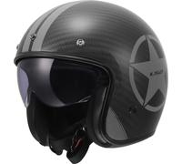 LS2, Jet Motorradhelm BOB II CARBON STAR Grey, M