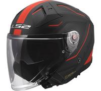 Jethelm LS2 OF603 Infinity II Veyron Schwarz/Grau/Rot3XL Schwarz,Grau,Rot