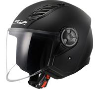 LS2 OF616 Airflow II Solid Jethelm, schwarz matt, 3XL (65/66)