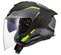 LS2 OF618 VERSO II AIR Jethelm matt schwarz-fluo gelb XXL