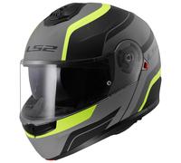 LS2, Modularer Motorradhelm STROBE II MONZA Matt Black H-V Yellow, L