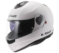 LS2, Modularer Motorradhelm Strobe II Gloss White, XXL