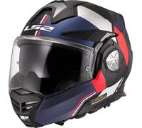 LS2 FF901 Advant X Ultra Klapphelm, schwarz-weiss-rot-blau, Größe 3XL für Männer
