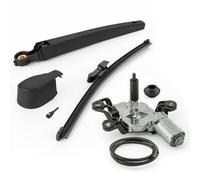 LST Wischermotor Heck Scheibenwischer Set Motor hinten Dichtung kompatibel mit VW Golf VI Polo 6R