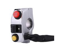 LUCKDANO Motorrad -Lenkerschalter, Motorrad -Blinker Signal Lenkar (Elektropliert)