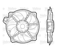Lüfter Motorkühlung VALEO 696376 für Renault Megane III Grandtour