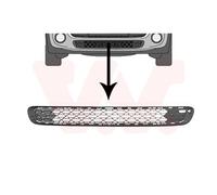 Lüftungsgitter Stoßfänger unten vorne für MINI Mini F56 F55 F57 Cooper One