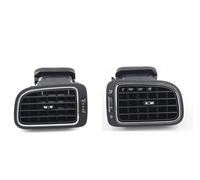 Lüftungsschlitze Der Autoklimaanlage Mittelkonsole In Schwarz Für VW Für Polo 2011-2013 Teilenummern 6RD819728 6RD819703 6RD819704 Lüftungsauslass Chrom(Left and right)