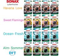Lufterfrischer SONAX Air Freshener je 4 Stück Duftrichtung frei wählbar