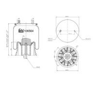 Luftfederbalg FEBI BILSTEIN 106564