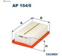 LUFTFILTER AP 154/5 FÜR RENAULT NISSAN B4D409 H4D460/452/450/472 1.0L 3cyl 1.3L
