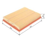 Luftfilter BOSCH fur FIAT CROMA (194_) 1.9 D Multijet 1 457 433 579