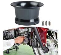 Luftfilter Cup für Keihin 55mm Motorrad Vergaser Silber | für oko 24-30mm, 55mm Innendurchmesser, langlebiges für aluminium, einfache Montage, schwarz silber blau gold(55mm Titanium)