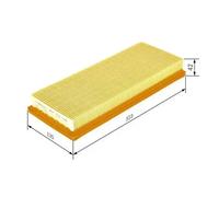 Luftfilter Filtereinsatz 1 457 433 520 BOSCH für FIAT LANCIA