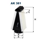 Luftfilter Filtereinsatz AK 381 FILTRON für MERCEDES-BENZ C-KLASSE Coupe GLC