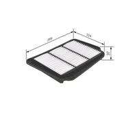 Luftfilter Filtereinsatz F 026 400 163 BOSCH für CHEVROLET DAEWOO