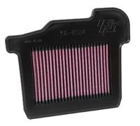 K&N Engineering Tauschluftfilter YA-8514 Rot für Yamaha MT-09 RN29 (2013–2019), XSR 900 (2016–2019)