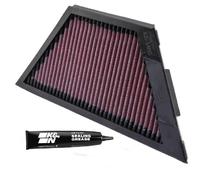 K&N Filters Dauerluftfilter KA-1406 Langzeitfilter für KAWASAKI ZZ GTR