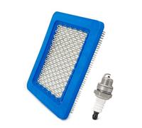 Luftfilter Rasenmäher Zündkerzen für Briggs Stratton - Zündkerze & Luftfilter für Rasenmäher für Briggs & Stratton 625/650/675, Ersetzen Ersatzteile Set passend für Rasenmaher Luftfilter 491588 399959