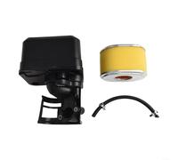 Luftfilter-Set mit Abdeckung für GX160 GX140 168F Motor, inkl. Kraftstoffleitung und Gehäuse, zweilagige Schaumstoff-Vorfiltermontage, 5 PS, 5,5 PS, 6 PS Teile
