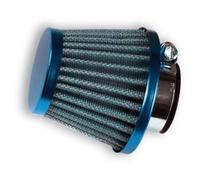 Motorrad Tuning Sportluftfilter Luftfilter Air Filter 28mm und 35mm blau