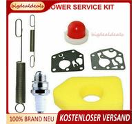 Luftfilter Zündkerze Vergaser Membrane für Briggs & Stratton Quattro 450 500