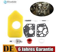 Luftfilter Zündkerze Vergaser Membrane für Briggs Stratton Quattro Motoren DE