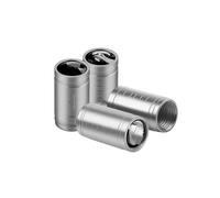 Luftkappen Reifen Für Skoda Enyaq Auto Styling Radabdeckung Reifen Ventilschaft Staubkappen(Silver C)