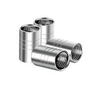 Luftkappen Reifen Für Skoda Enyaq Auto Styling Radabdeckung Reifen Ventilschaft Staubkappen(Silver A)