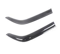 LUIBER Fenstervisier Auto Seitenfenster Windabweiser Visiere Für Smart Für Fortwo 450 451 1998-2014 Schwarz Regenschutz Tür Visier Vent Shades Dark Smoke (Farbe : 451 08-14)