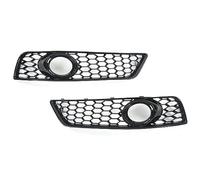 LUISAS Nebelscheinwerfer Gitter für Audi A3 8P 2009 2010 2011 8P0807682D,Vorne Links Rechts Unteren Stoßstange Nebelscheinwerfer Grill Abdeckung Trim