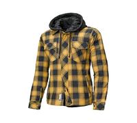 Lumberjack II Motorrad Jacke Flanellhemd, Schwarz Gelb, L L schwarz gelb