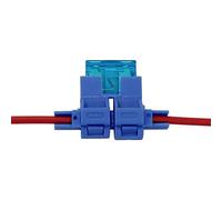 Lumonic 5x KFZ Sicherungshalter 0,5-0,8mm² Kabel-Querschnitt I 15A KFZ SIcherungshalter Flachsicherung I Auto Sicherungshalter, Flachsicherungshalter