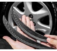 LUMoony 2Pcs Universal Kotflügel Verbreiterung Carbon Radlaufleiste 33cm Auto Kotflügelverbreiterung Radlaufleiste Auto Radlaufverbreiterung Rad Schutz für Jeep und Dekoration Karosserie-Kotflügel